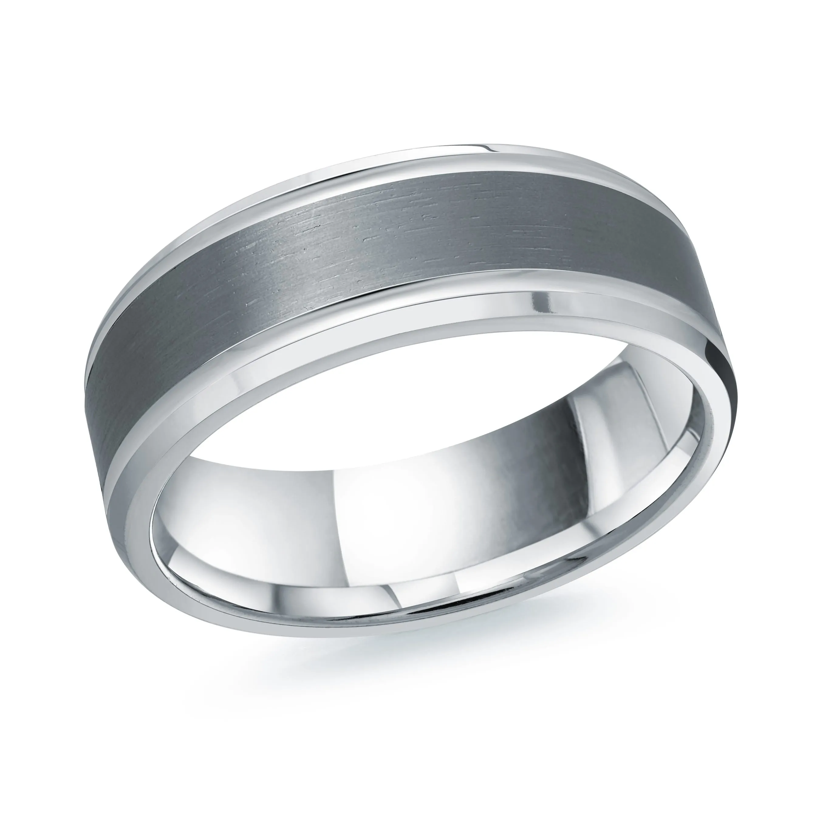 14K White Gold Ring from the Tantalum Collection by Malo - MRDTN-007-7W