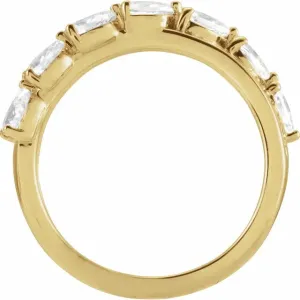 14K Yellow Gold 1 1/8 CTW Natural Diamond Ring