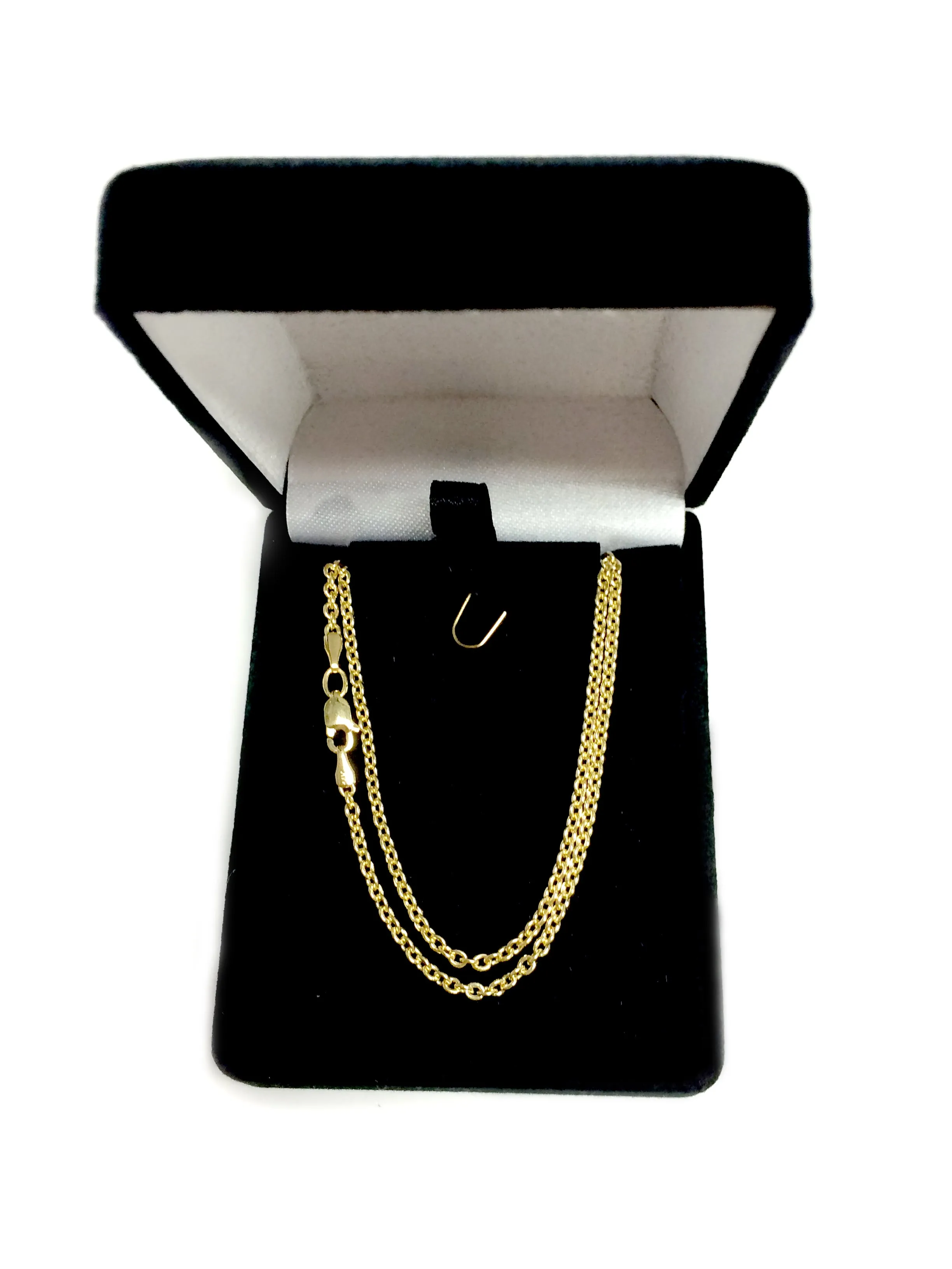 14k Yellow Gold Forsantina Chain Necklace, 2.3mm