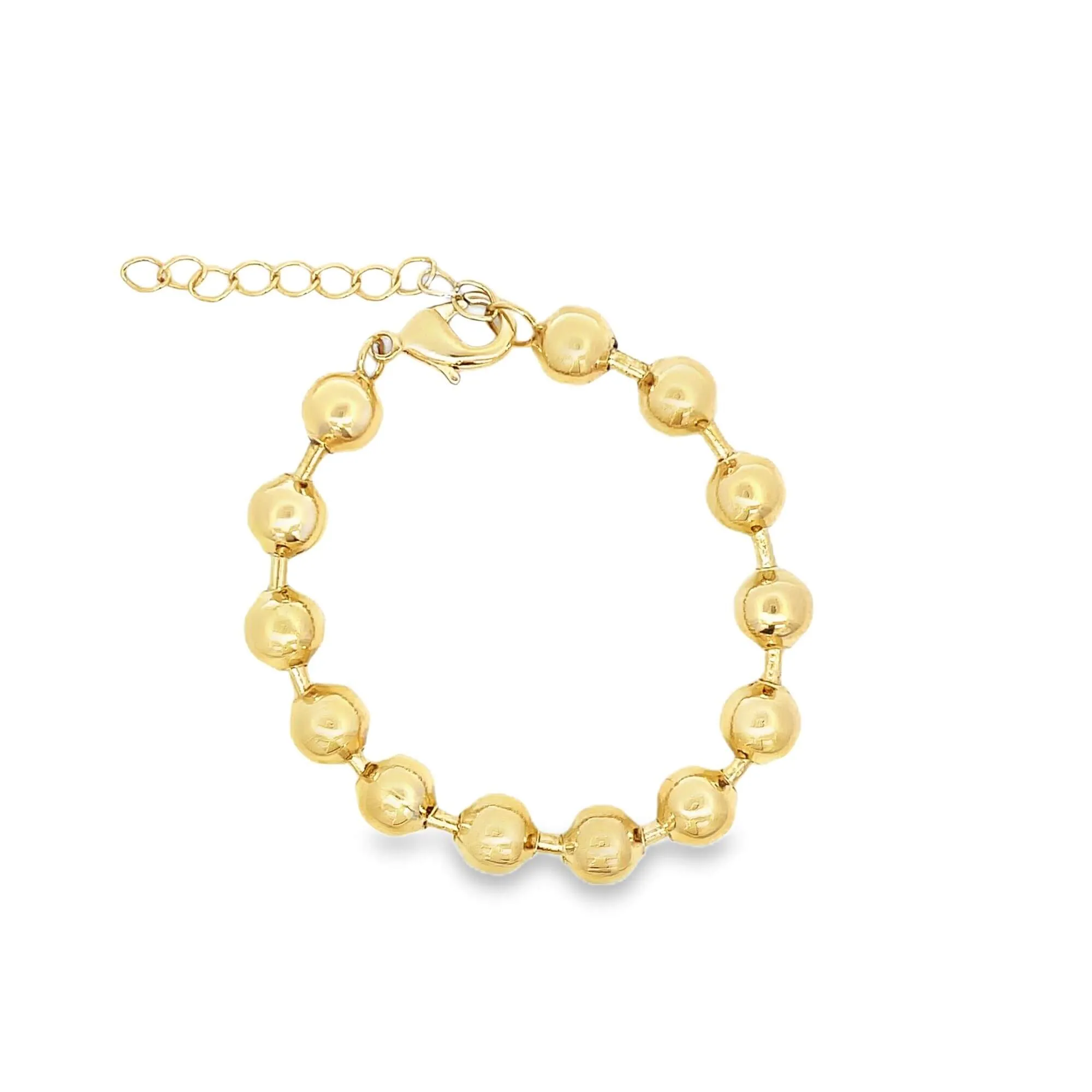 8mm Military Ball Bracelet (I24A)