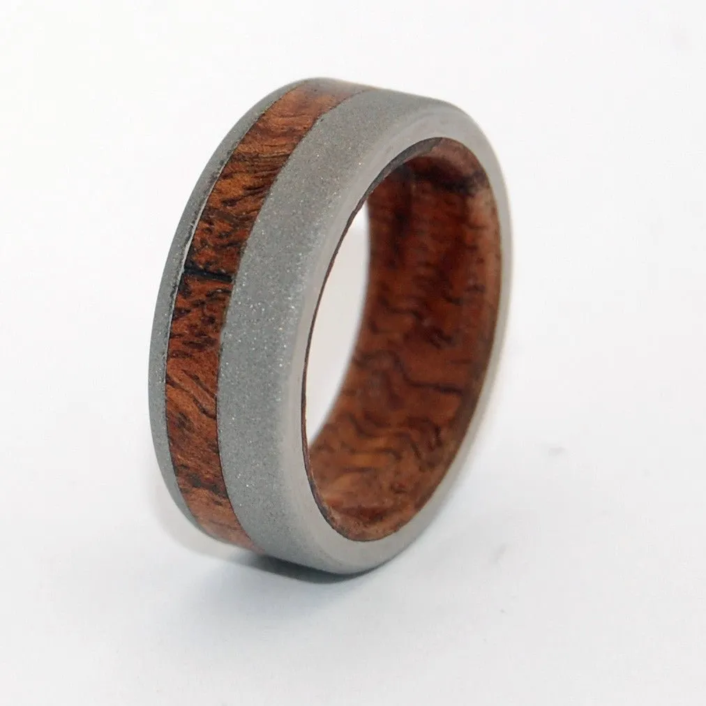 All You Need | Men's Hawaiian Koa Wood & Titanium Wedding Ring