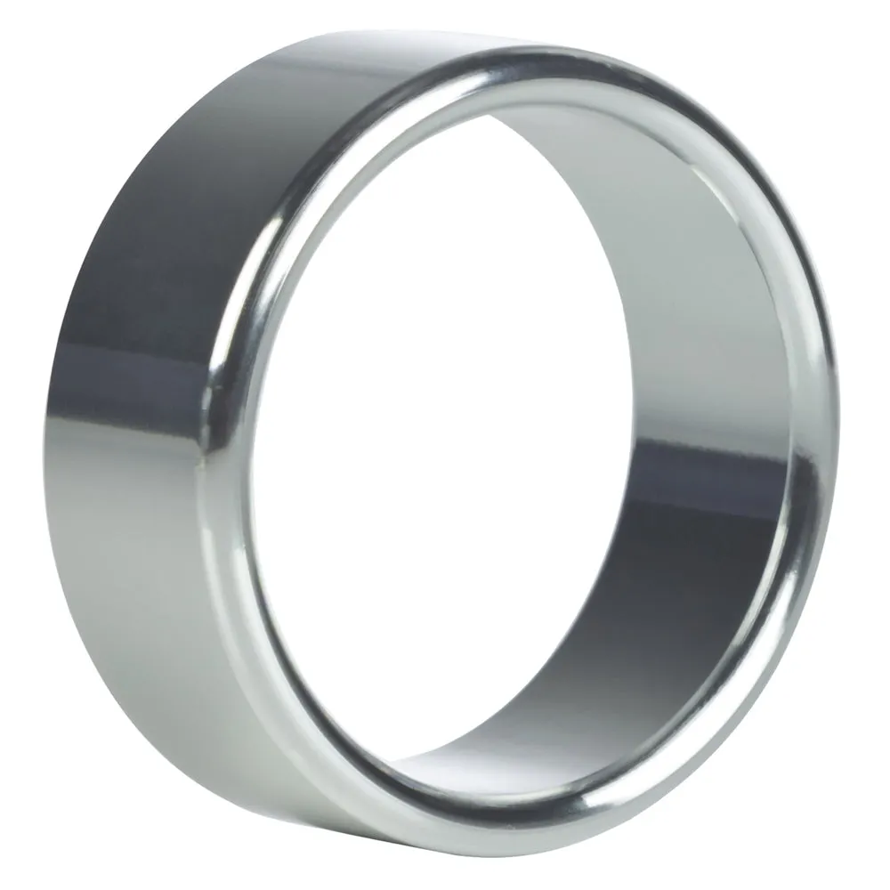 Alloy Metallic Ring Large Silver