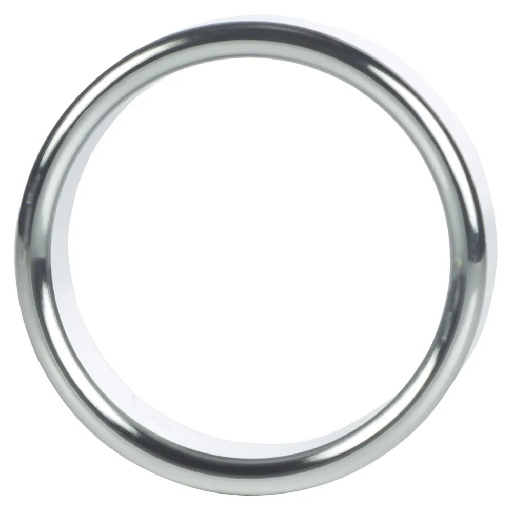 Alloy Metallic Ring Large Silver