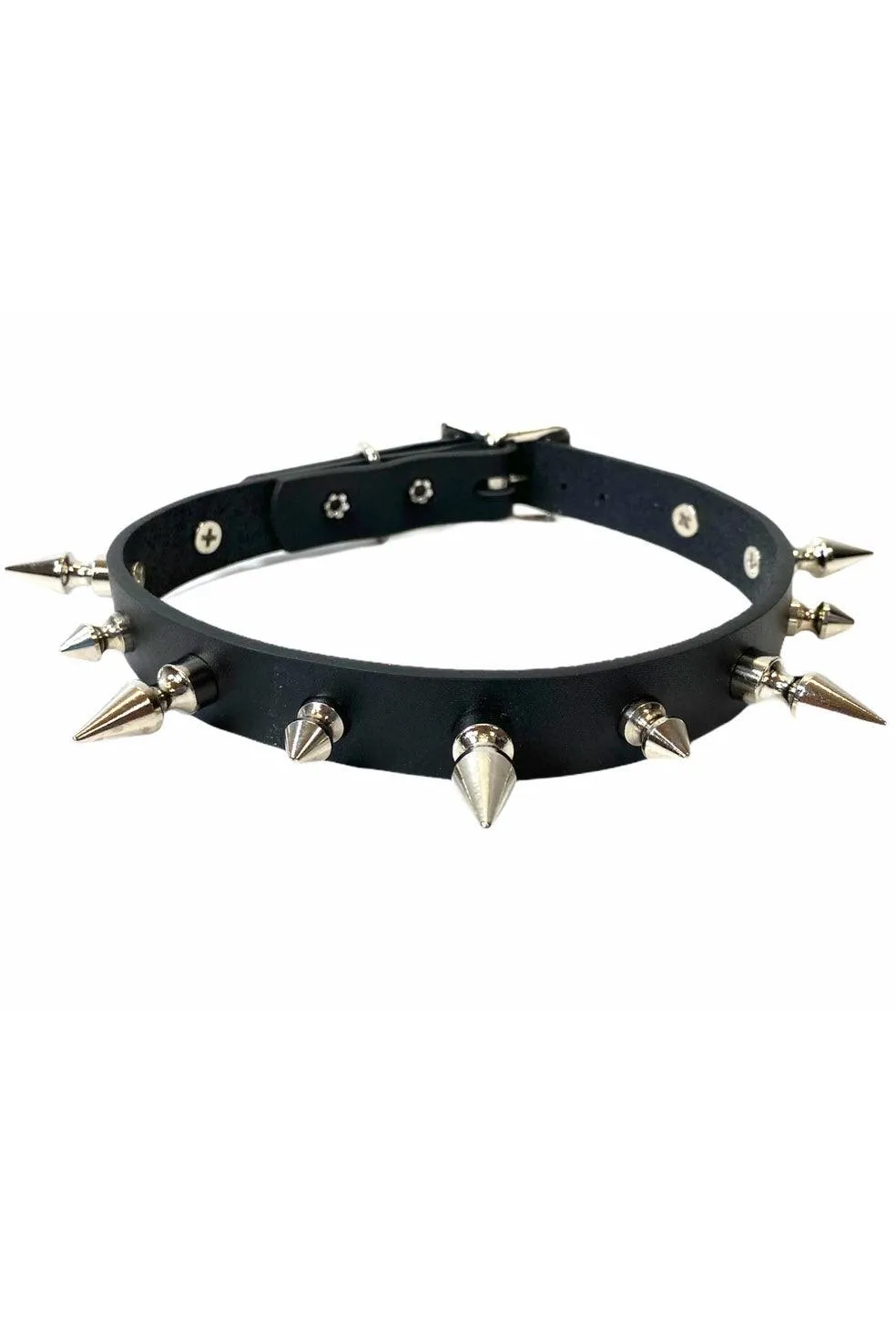 Anarchy Addict Spiked Collar