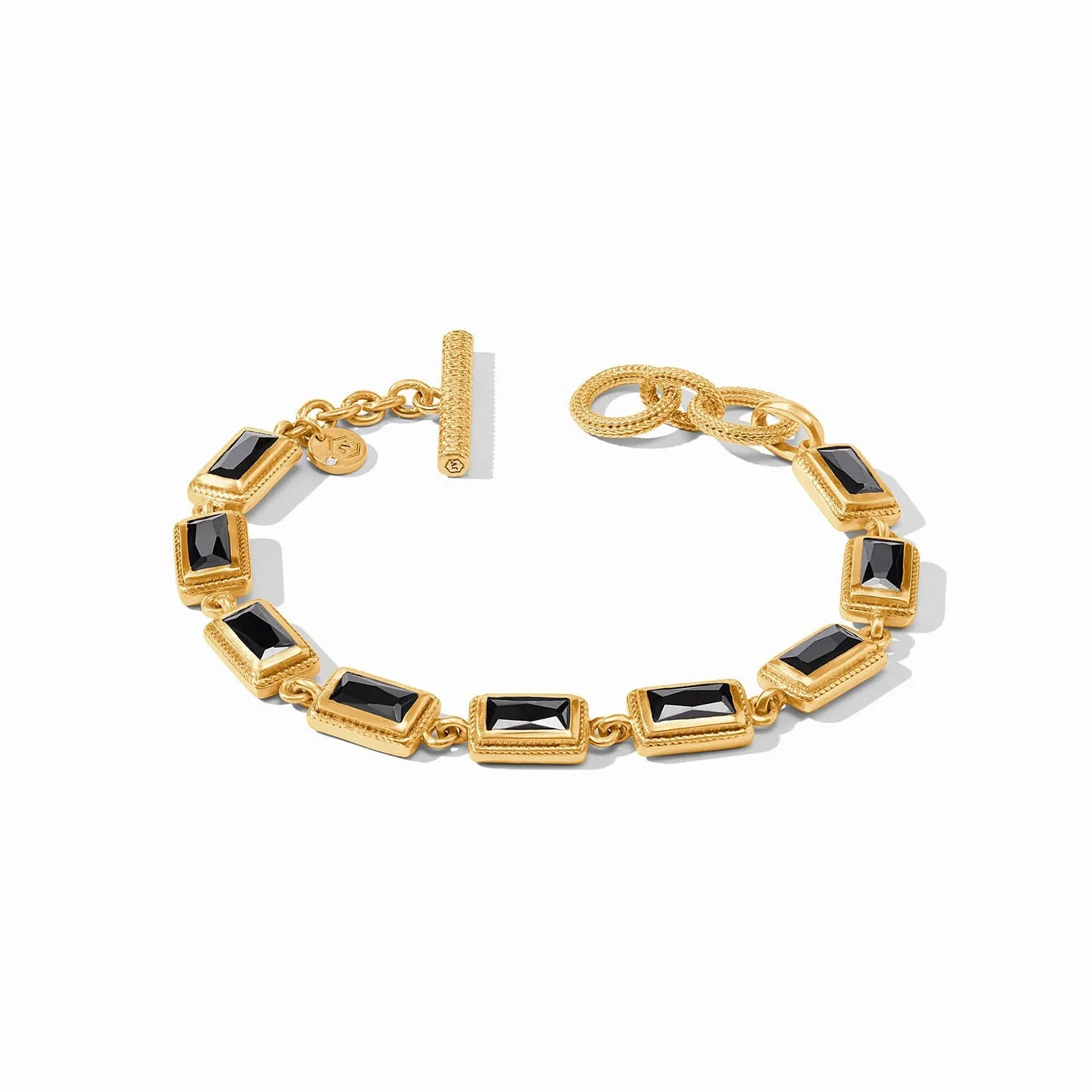 Baguette Tennis Bracelet - Obsidian Black