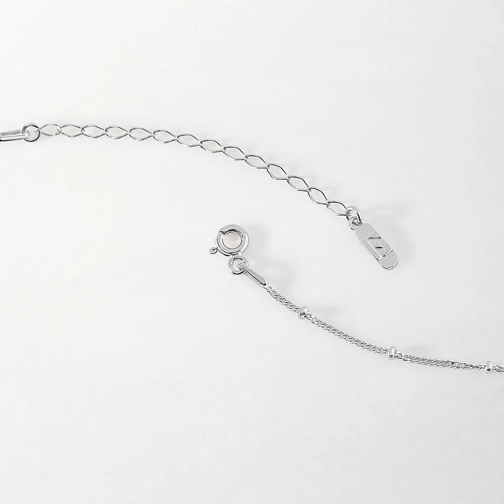 Ball Chain Necklace - Silver