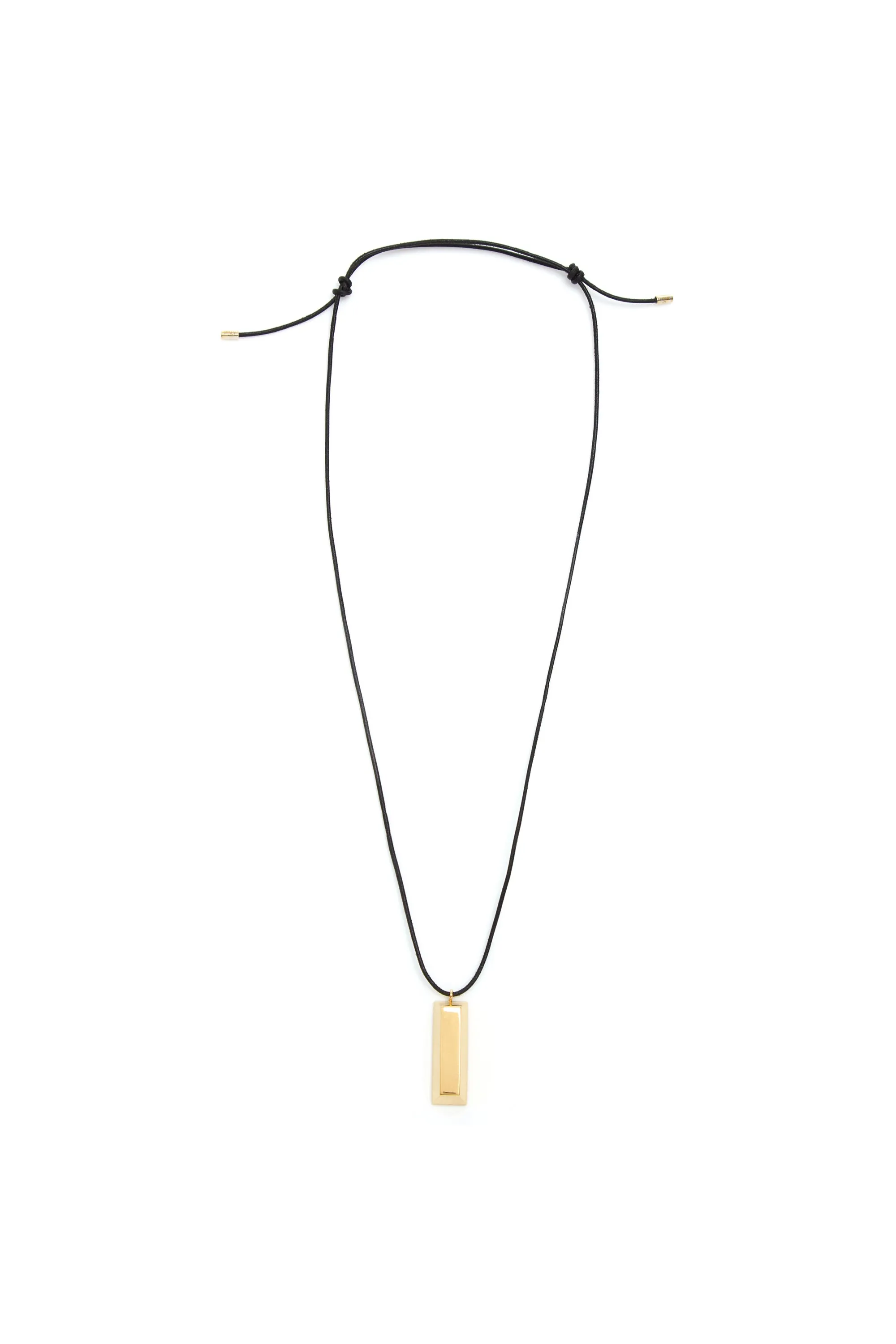 Bar Necklace in 18K Yellow Gold