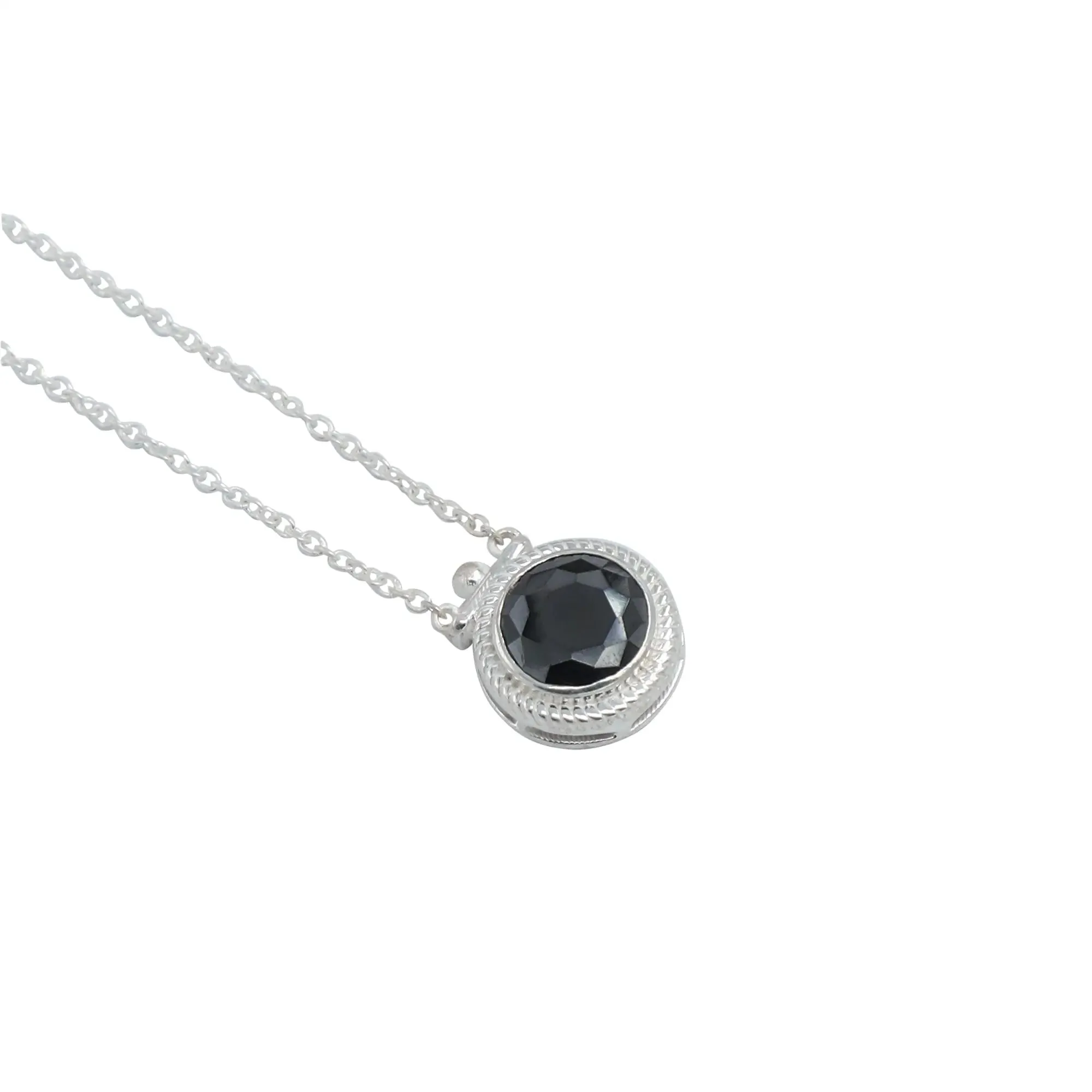 Black Onyx Silver 92.5 Mangalsutra Necklace