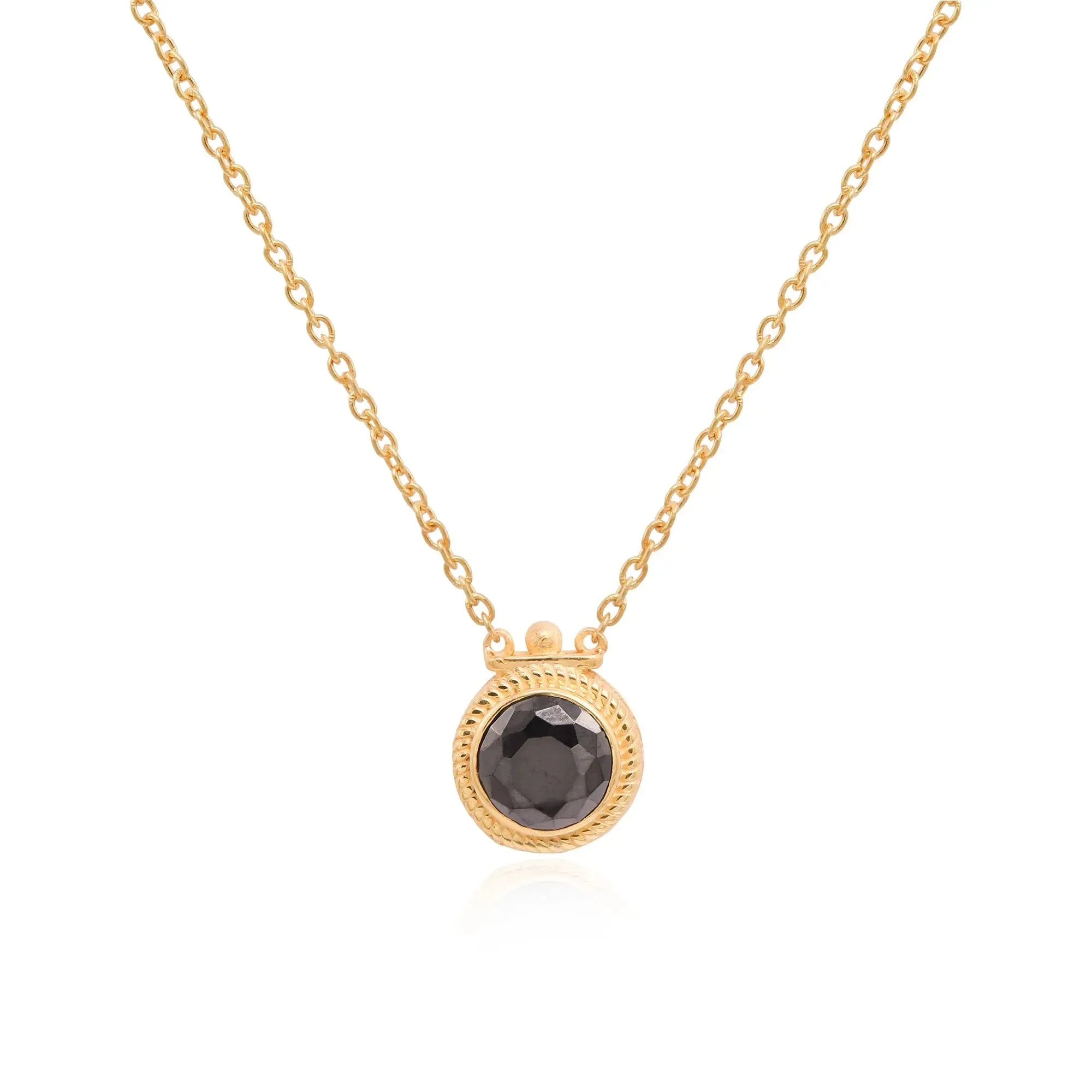 Black Onyx Silver 92.5 Mangalsutra Necklace