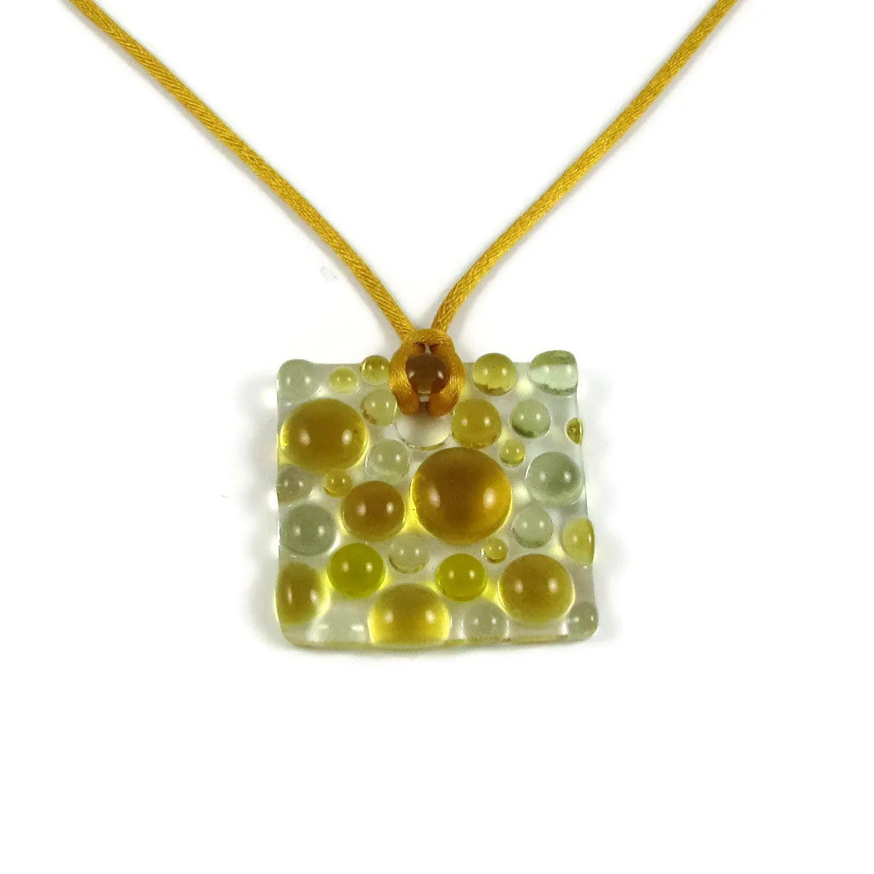 Bubbles Pendant - Lime Green