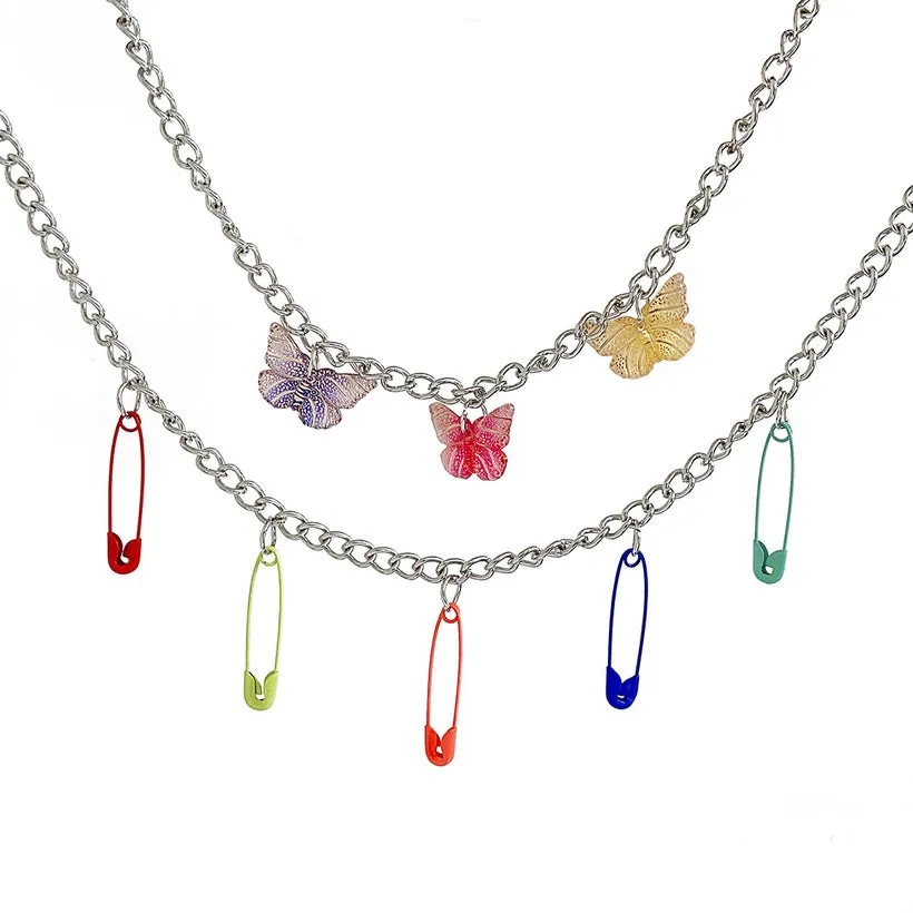 Butterfly Rainbow Necklace