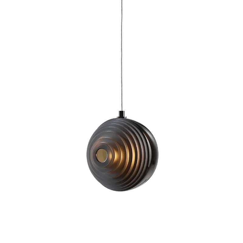 Circular Shiny and Matte Crystal Pendant | Star