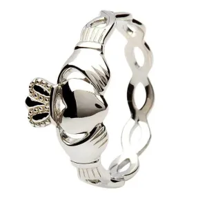 Claddagh intertwining Ring