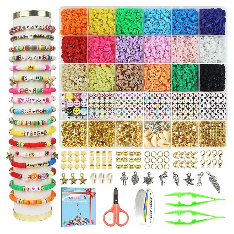 Clay Beads Bracelet Making Kit