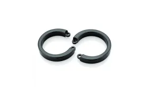 Cockcage U Ring 2 Pc L/XL Black