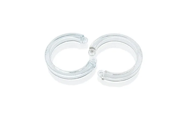 Cockcage U Ring 2 Pc L/XL Clear