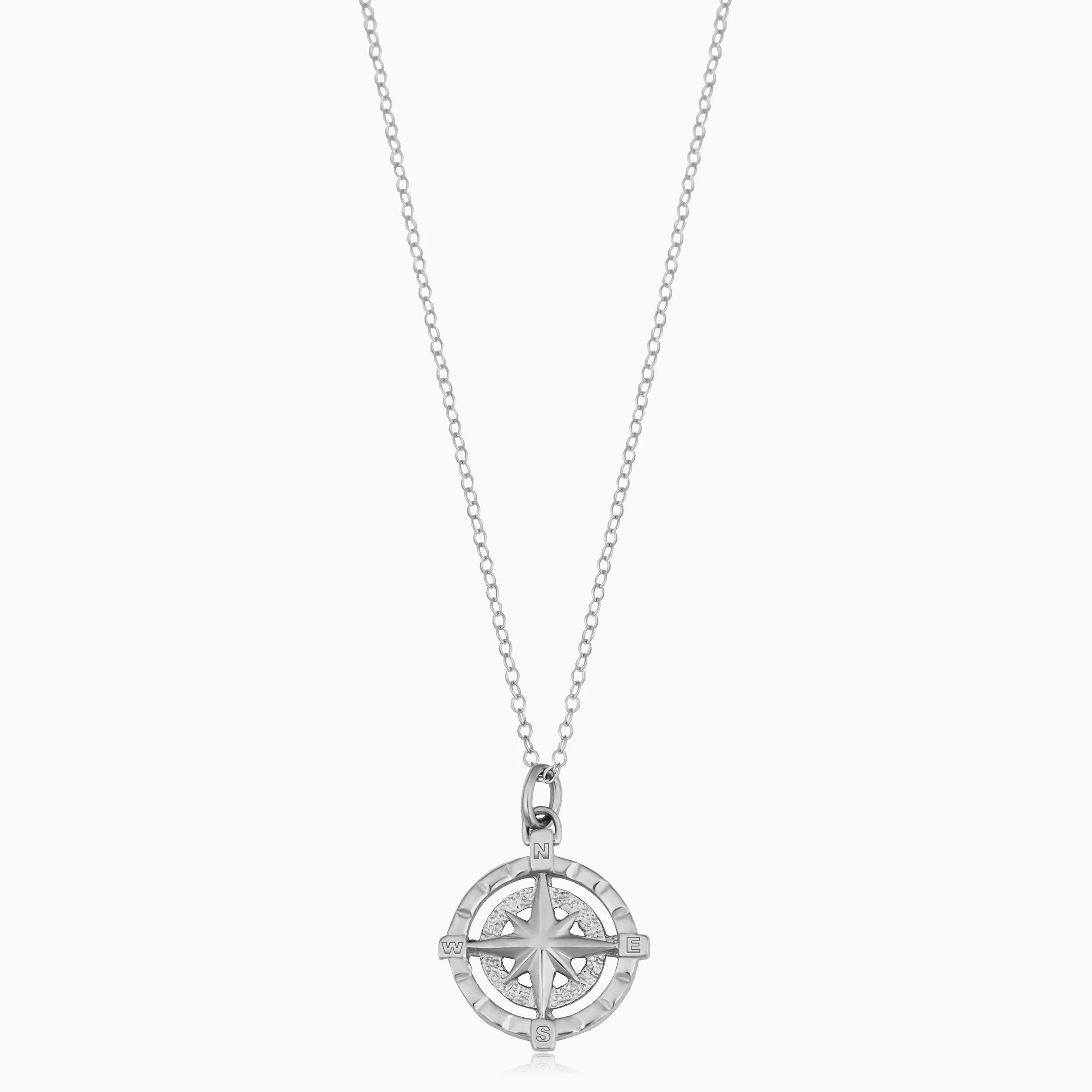 Compass Rose Pendant Necklace