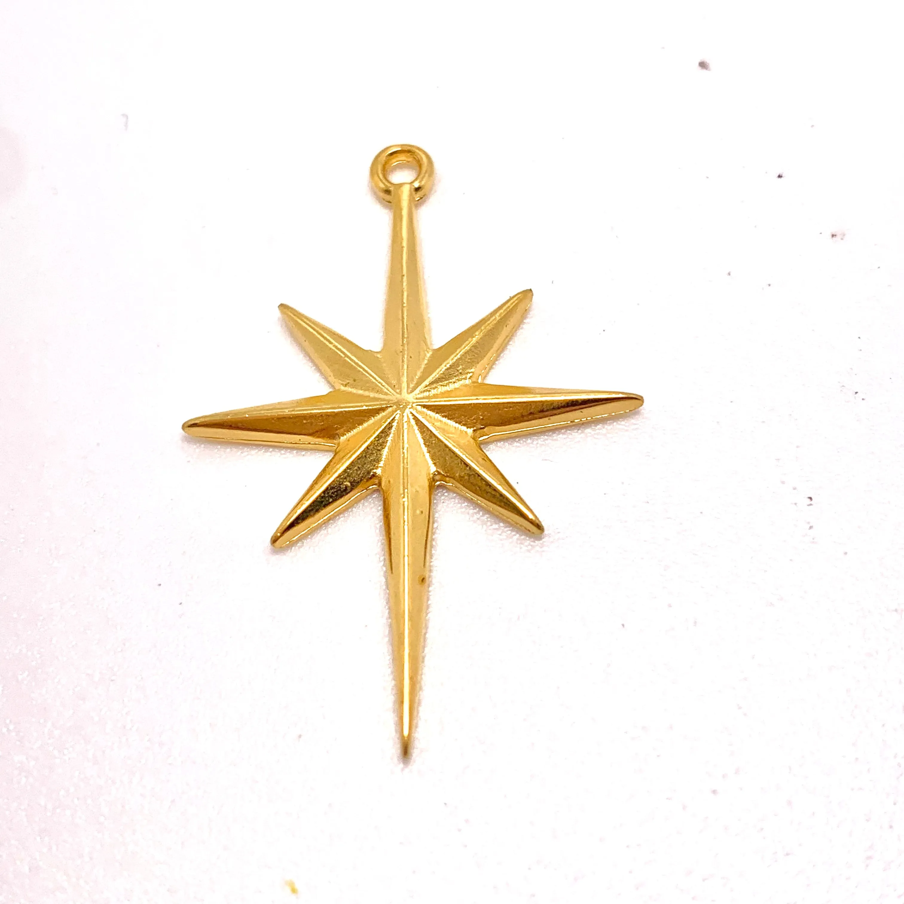 Compass Star Pendant, Gold