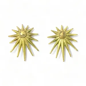 Concrete Rising Sun Earrings