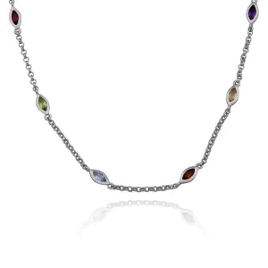 ELLE™  MULTI GEMSTONE NECKLACE