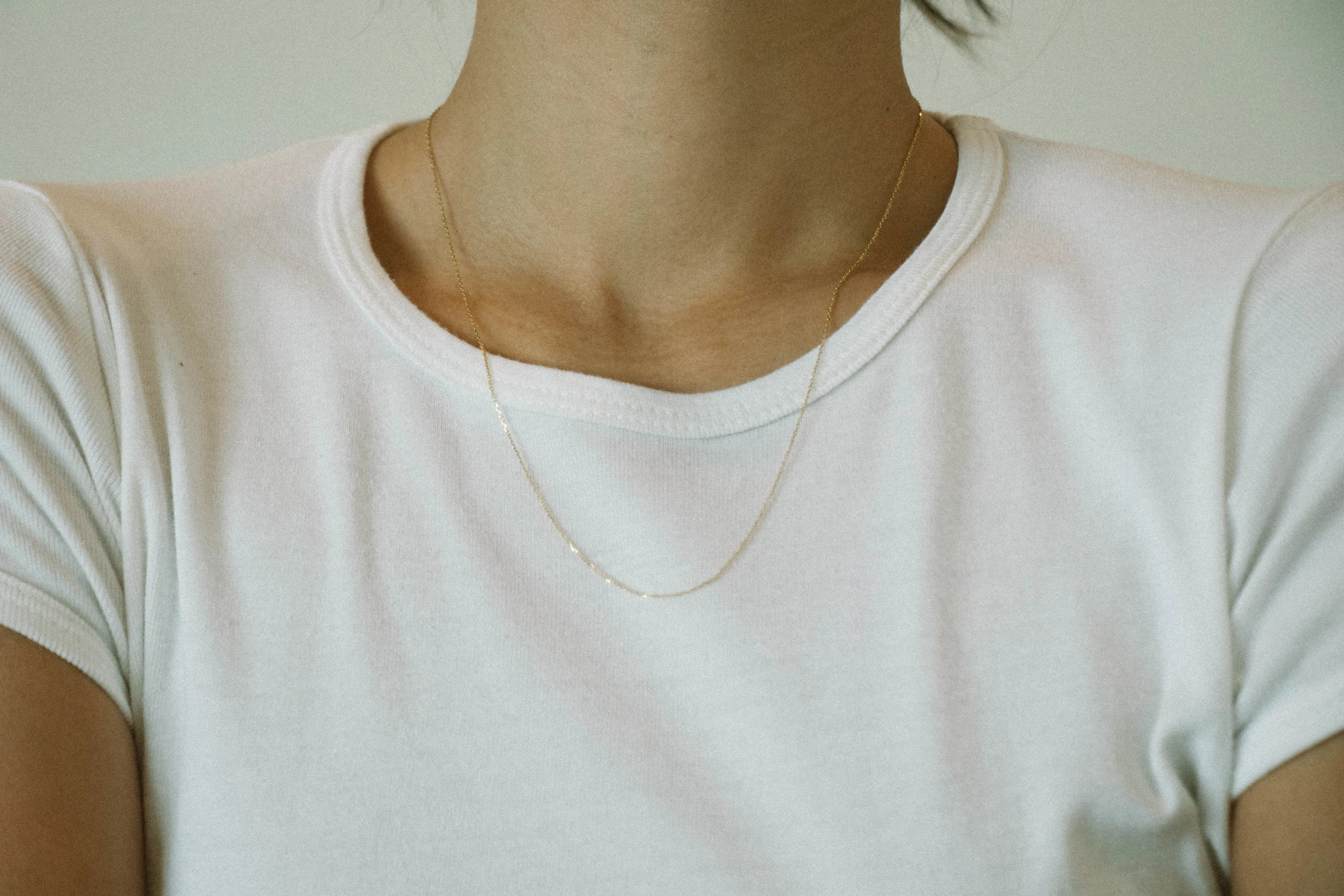 Everyday Cable Chain Necklace, Solid 18k Gold