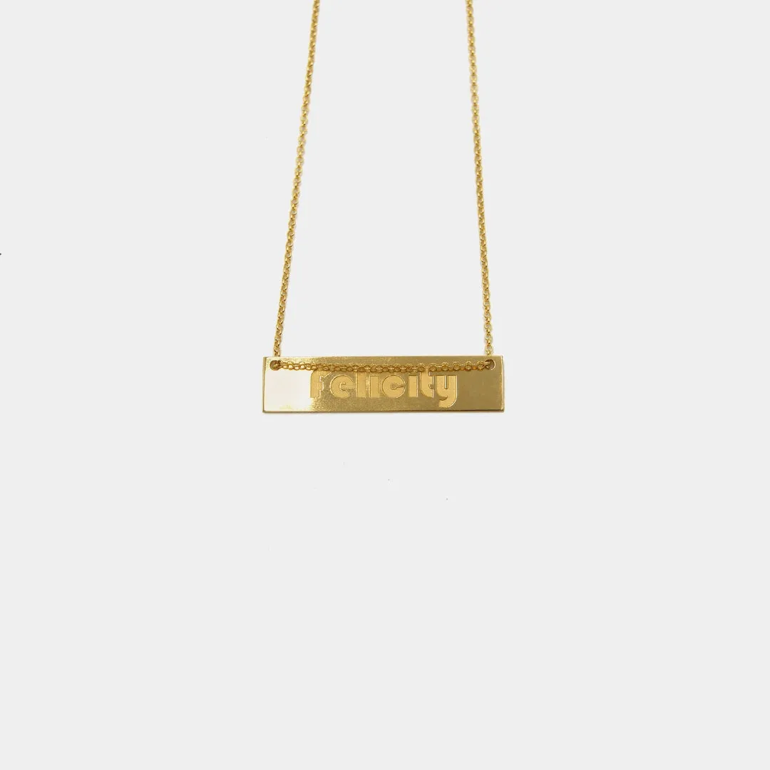 Felicity - necklace - gold plated