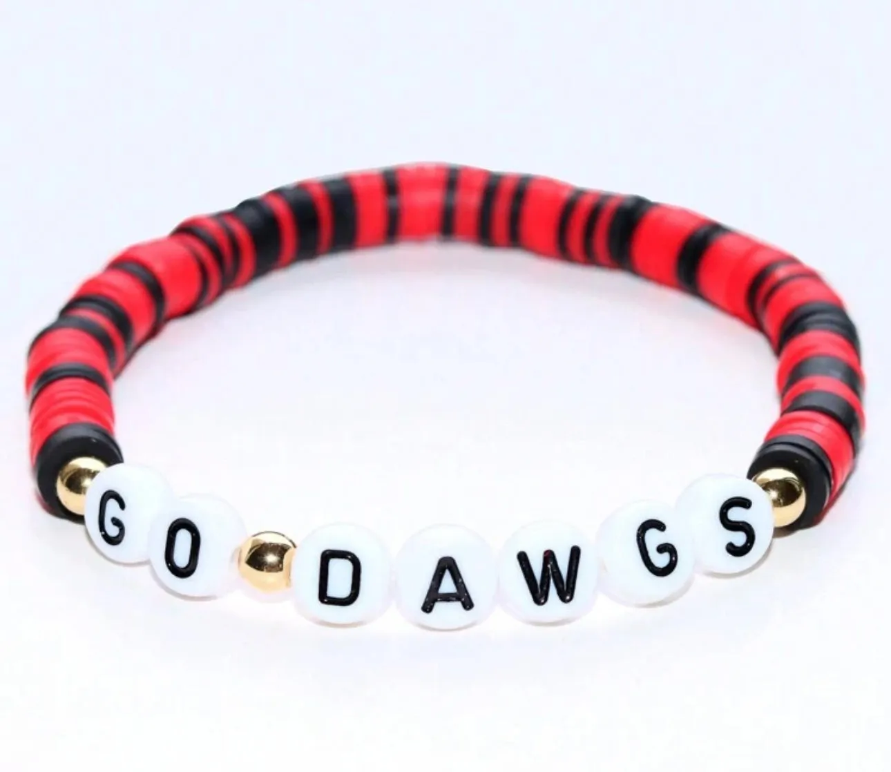 Game Day Beaded Team Bracelets