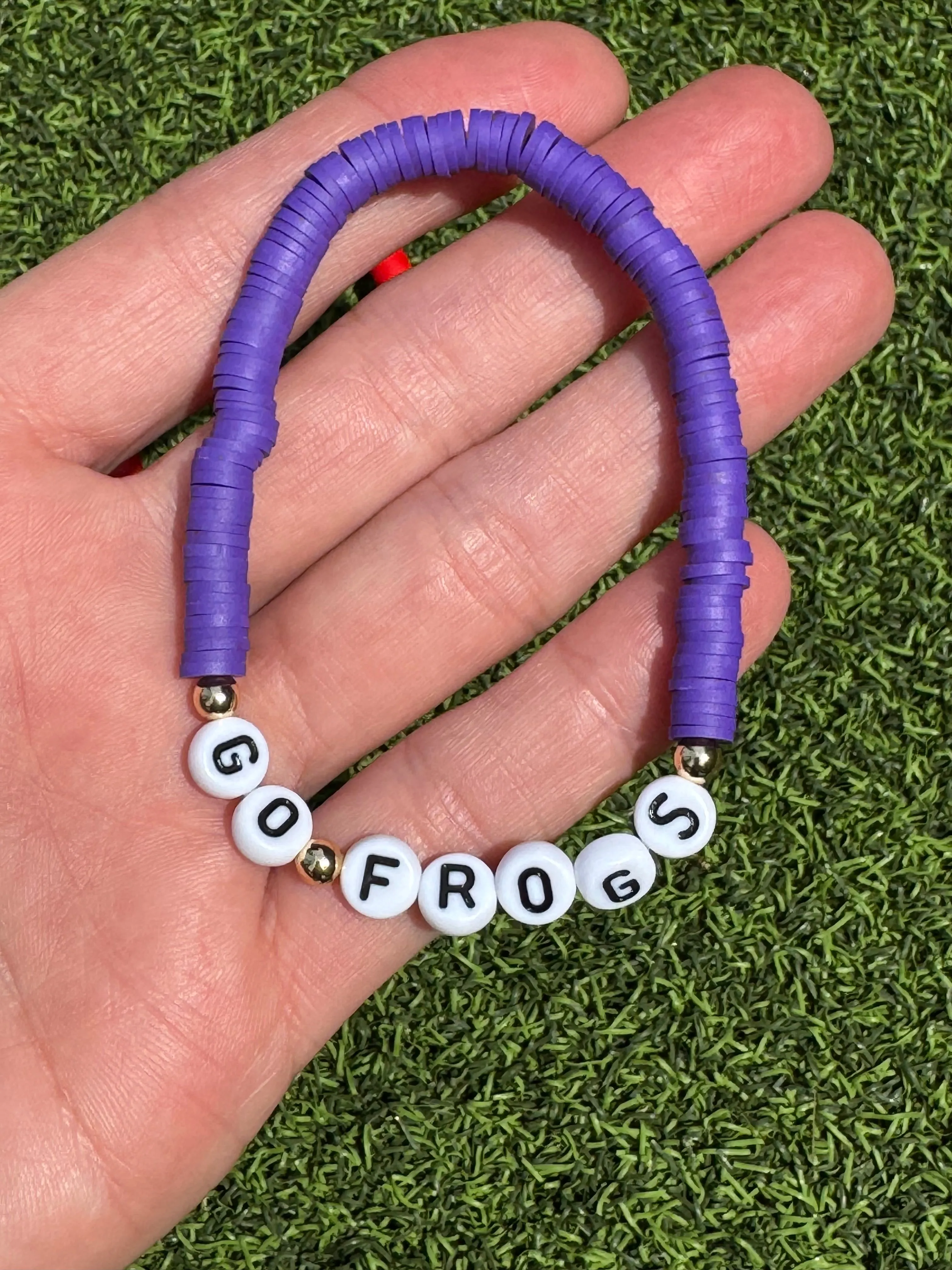 Game Day Beaded Team Bracelets