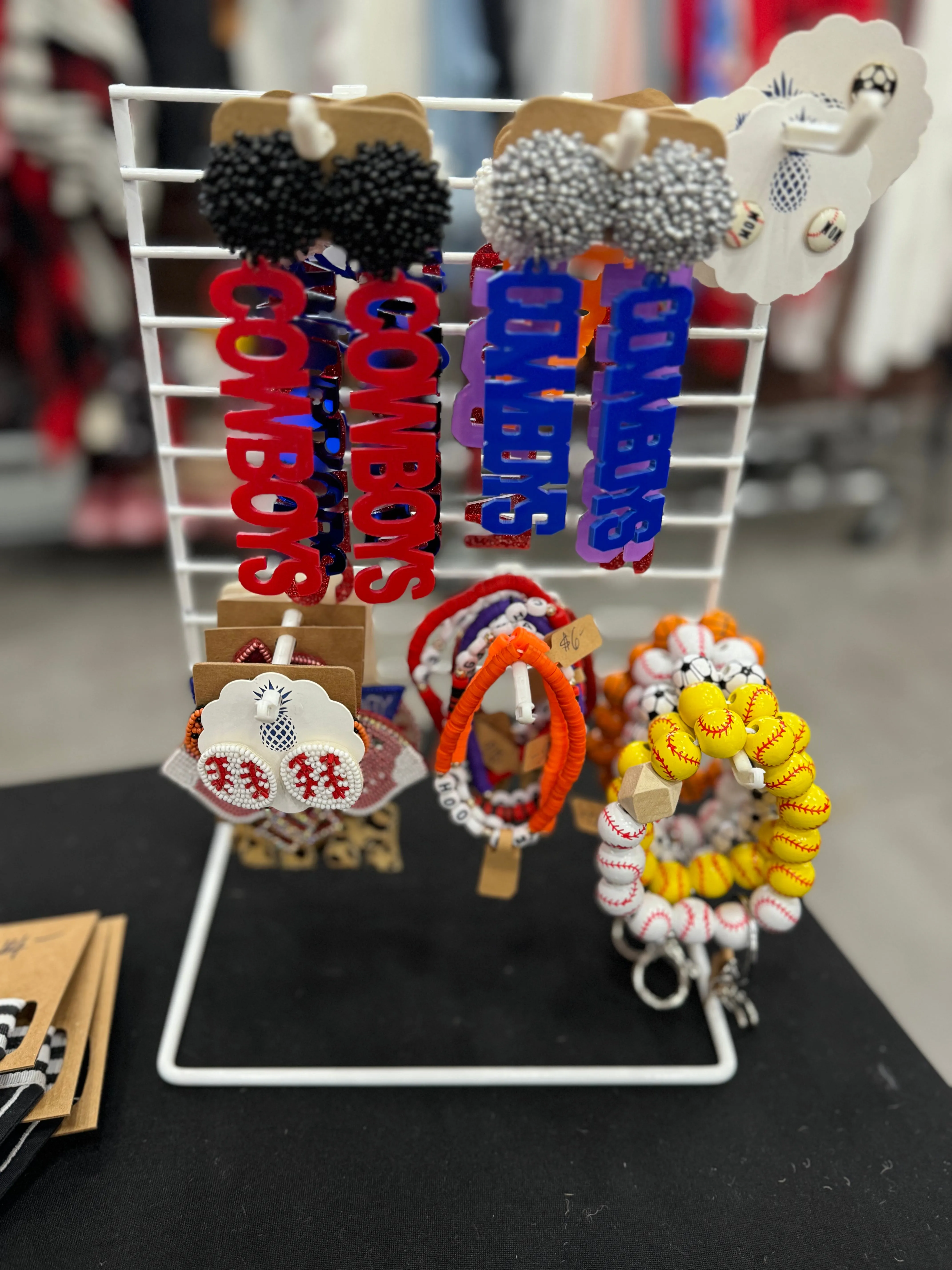 Game Day Beaded Team Bracelets