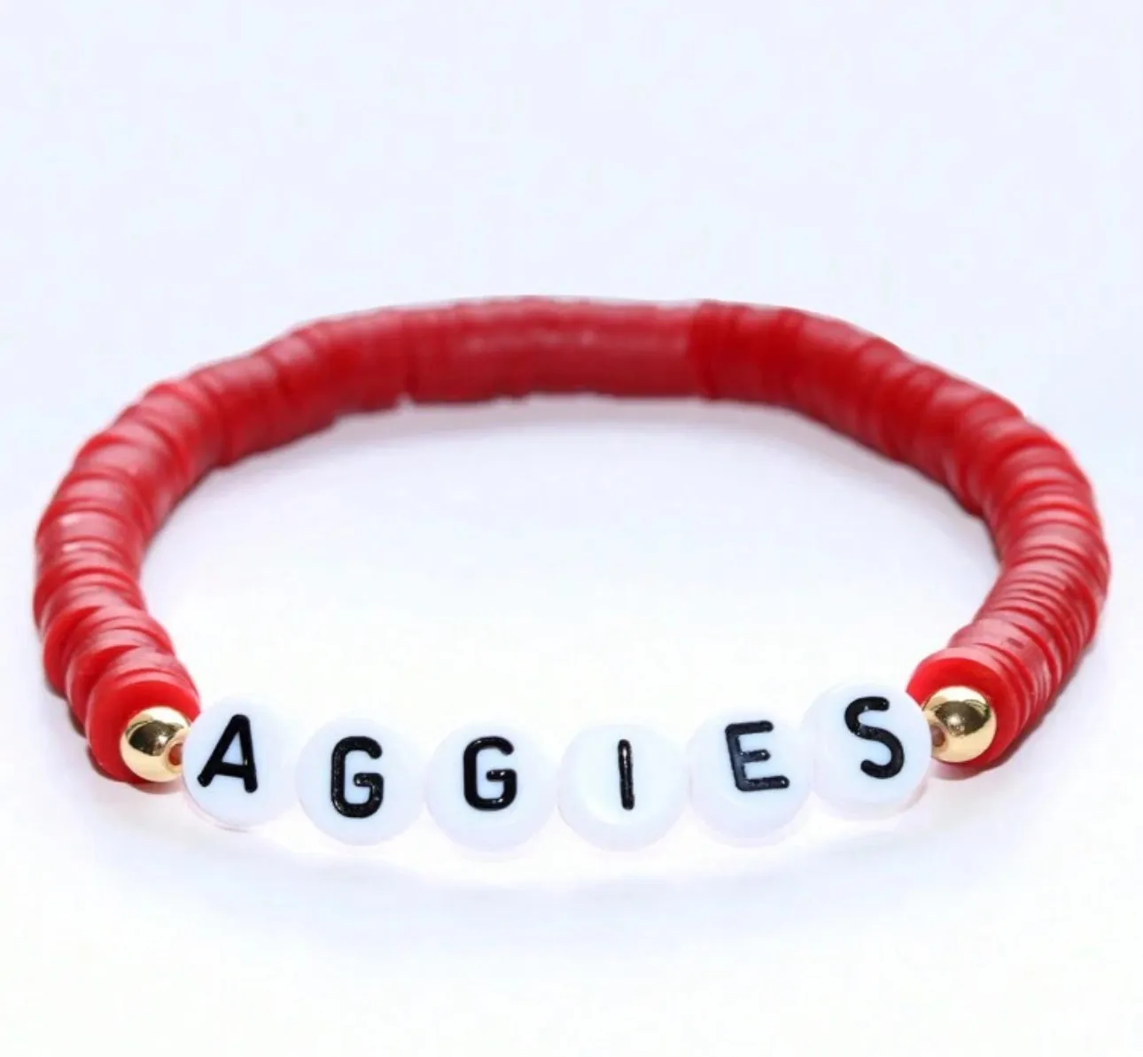 Game Day Beaded Team Bracelets