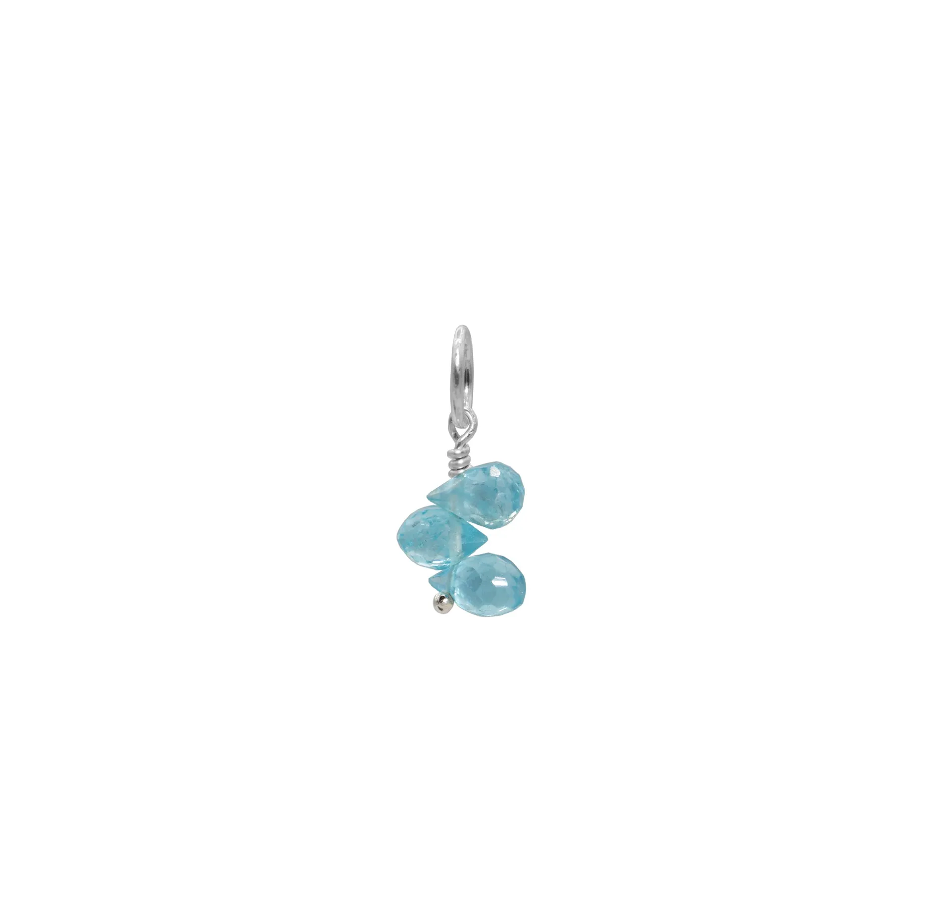 Gemstone Charm (Briolette Trio)