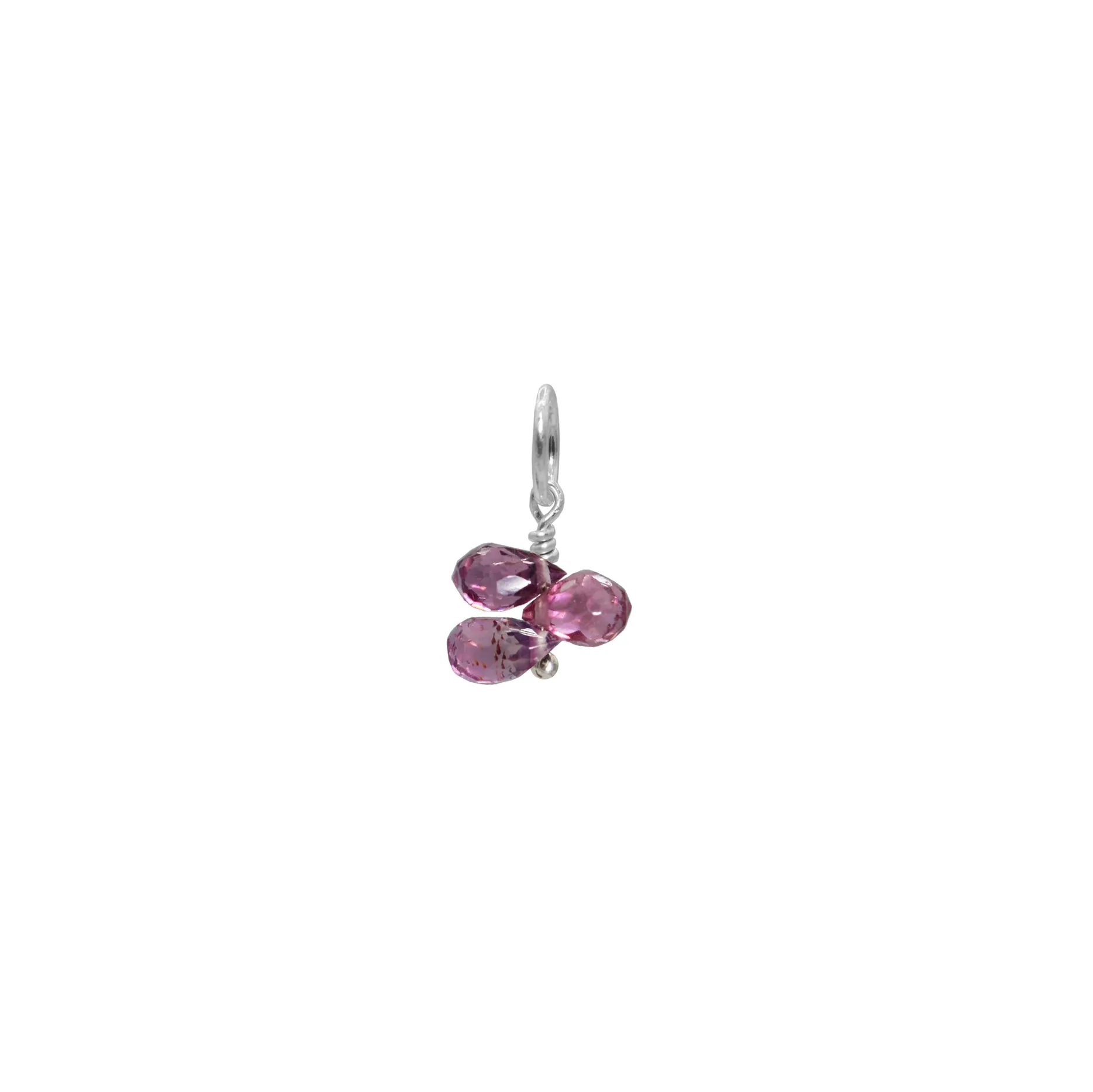 Gemstone Charm (Briolette Trio)