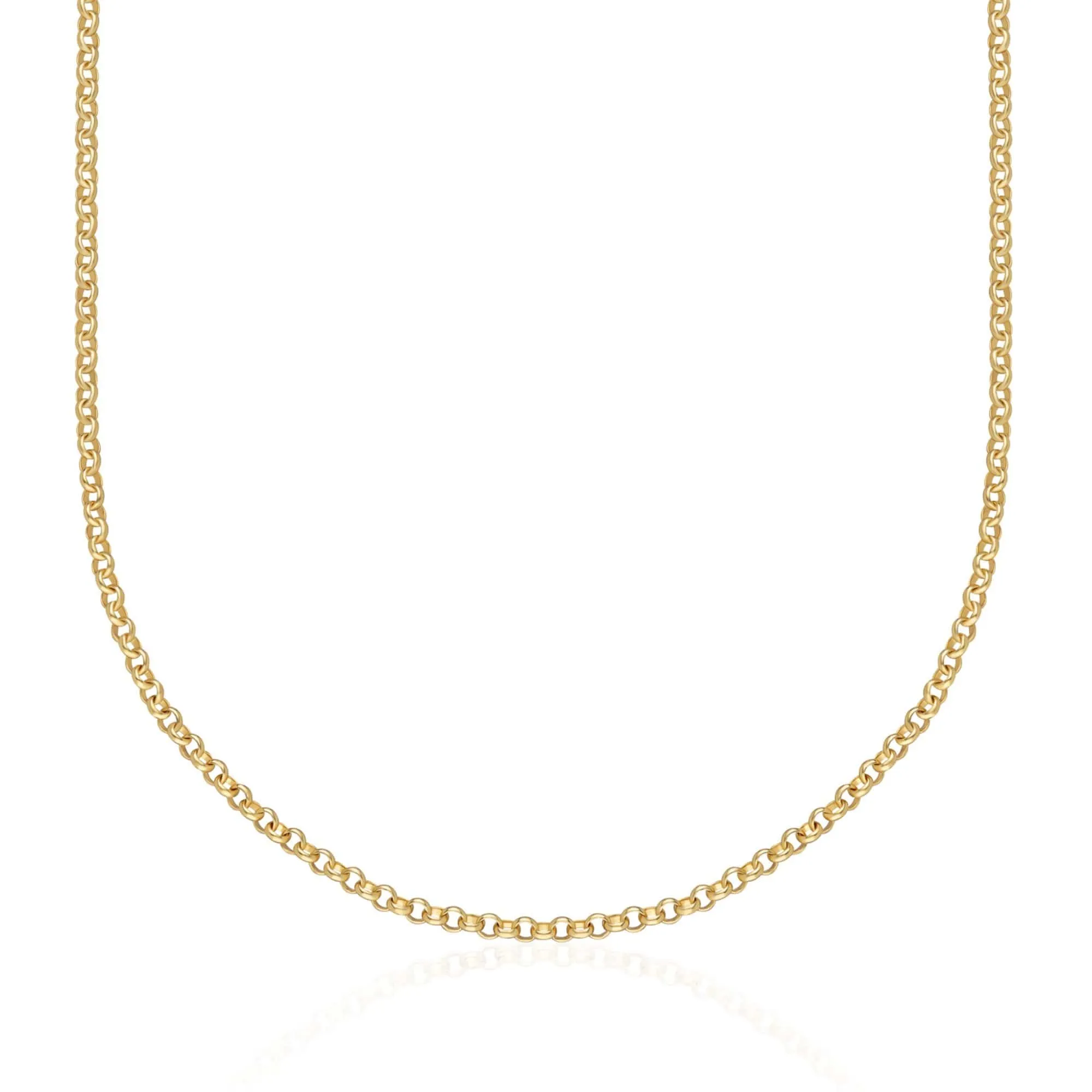 Gold Plated Belcher Chain Necklace