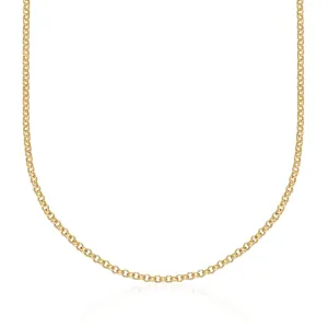 Gold Plated Belcher Chain Necklace