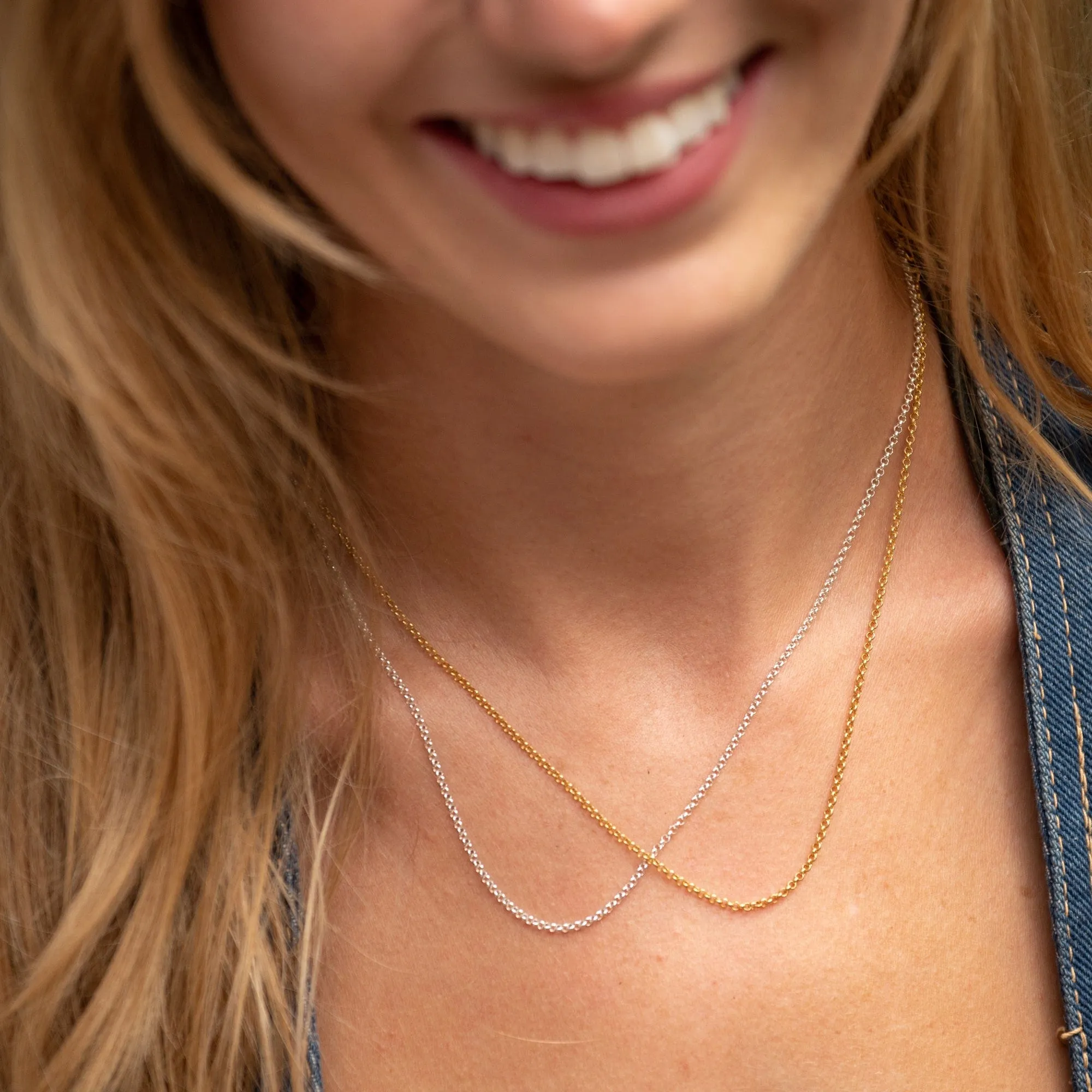 Gold Plated Belcher Chain Necklace