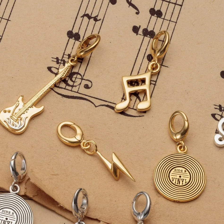 Gold Plated Music Note Charm