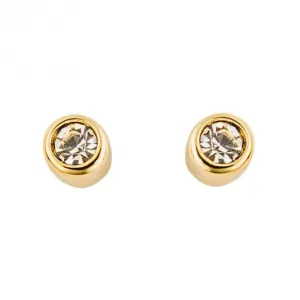 Gold Plated Small Stud Earrings E6262C