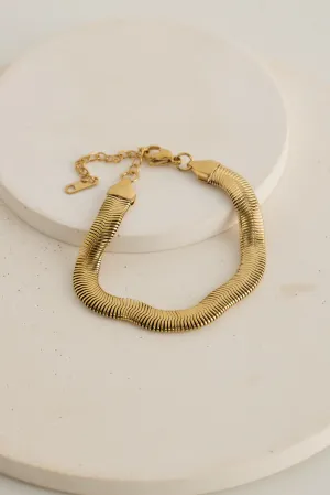 Greta Snake Bracelet Gold