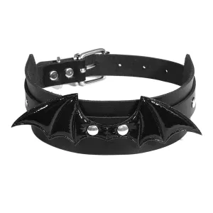 Halloween Bat Wings Gothic Choker