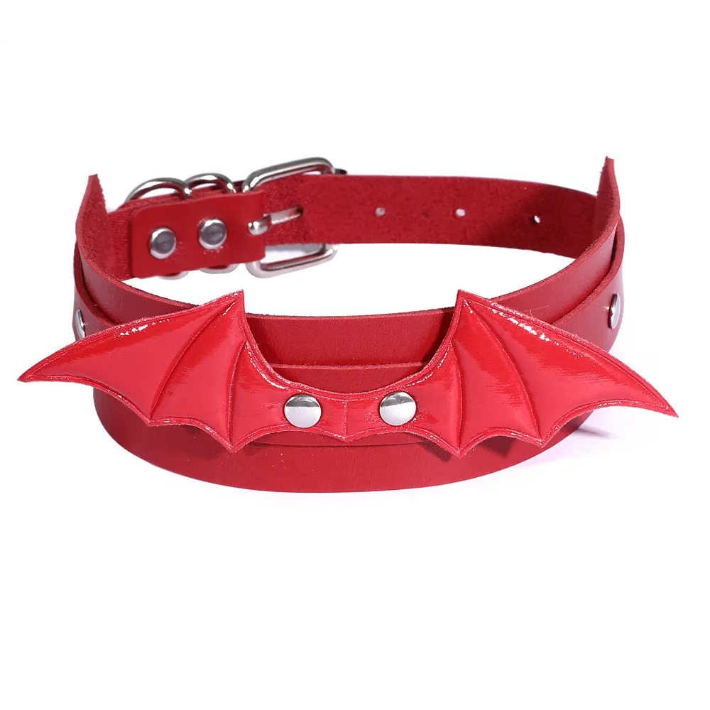 Halloween Bat Wings Gothic Choker