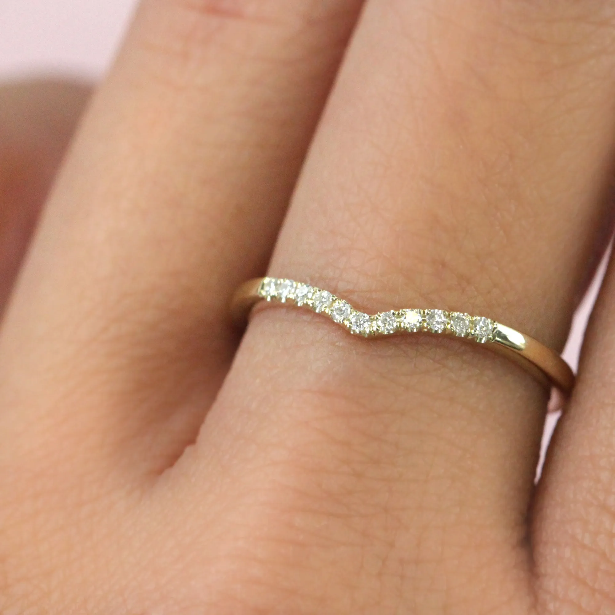 Hannah Ring With White diamonds