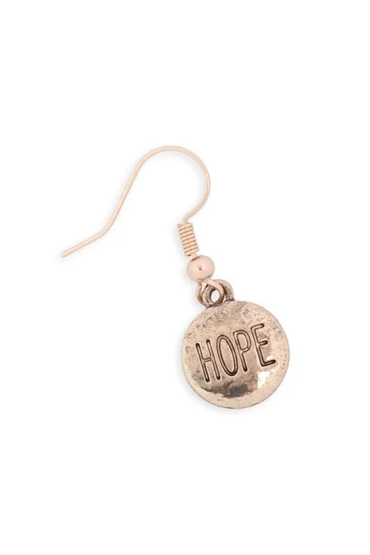 HOPE Pendant Earrings