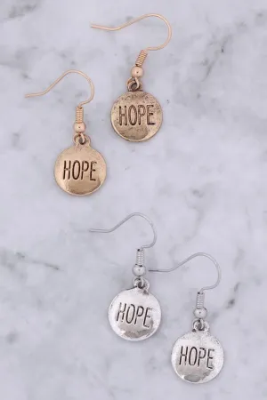 HOPE Pendant Earrings