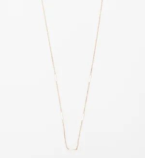 Horizontal Tiny Bars Station Necklace