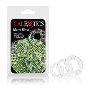 Island Rings - Clear Cock Rings - Set of 3