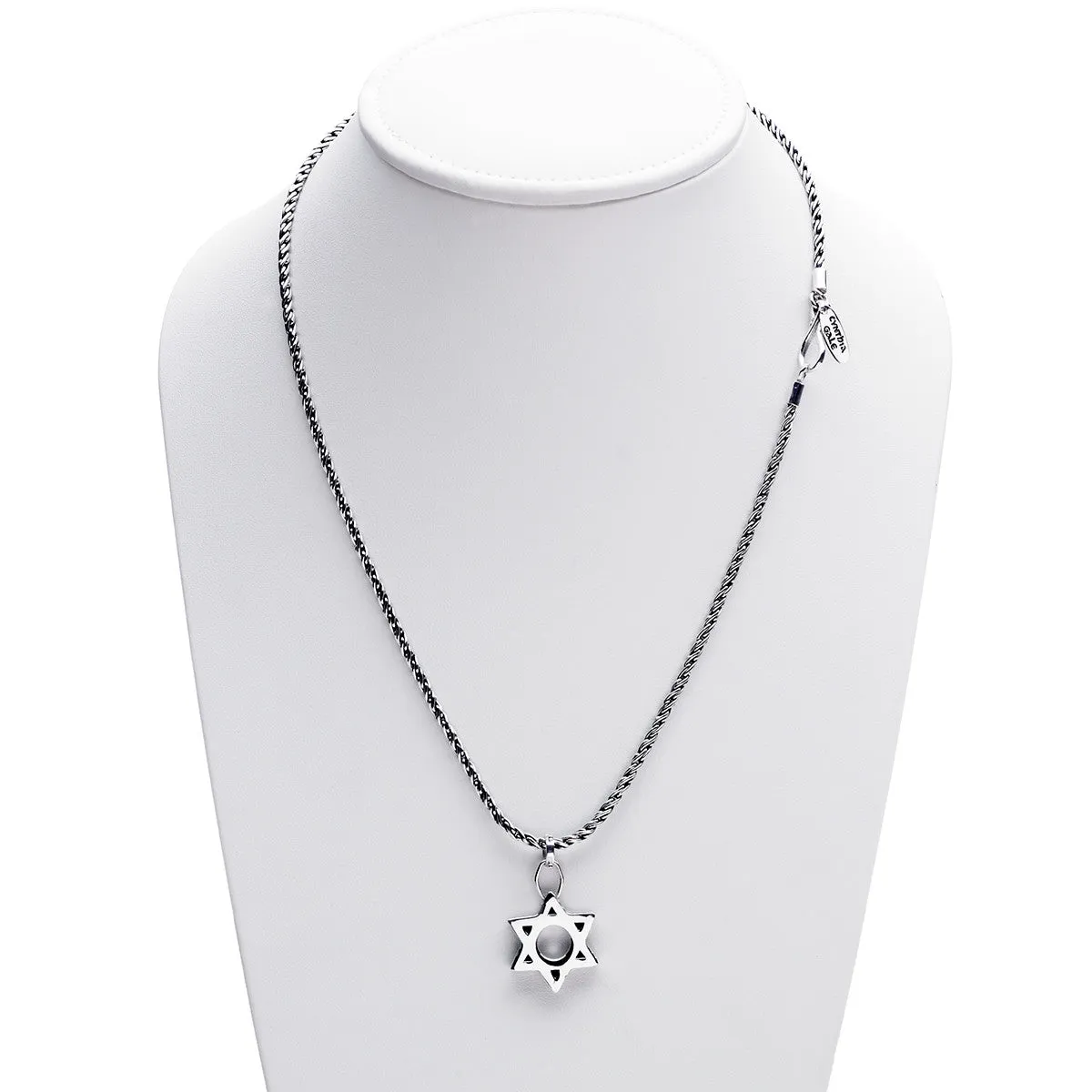 Jewish Museum Jewish Star Sterling Silver Necklace