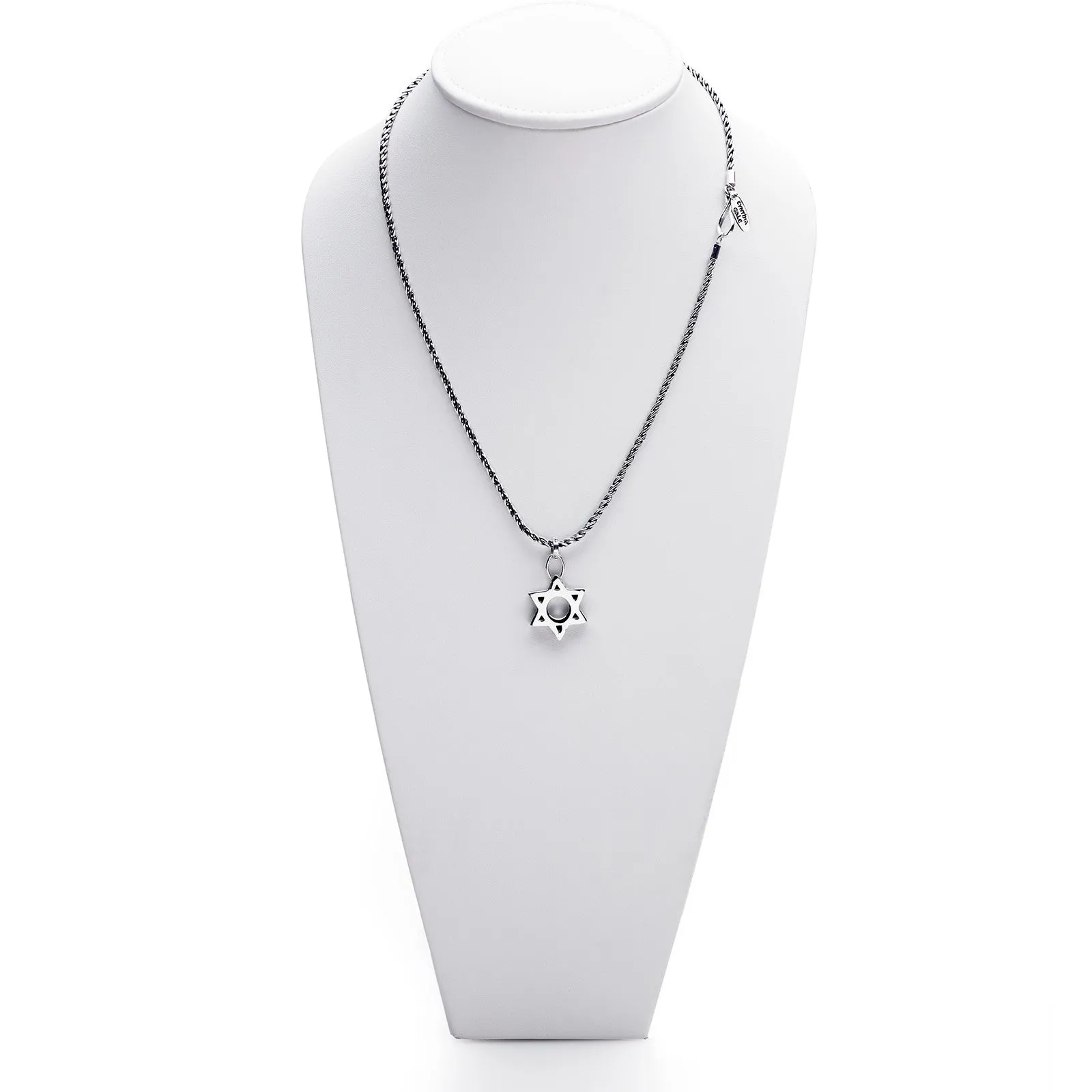 Jewish Museum Jewish Star Sterling Silver Necklace