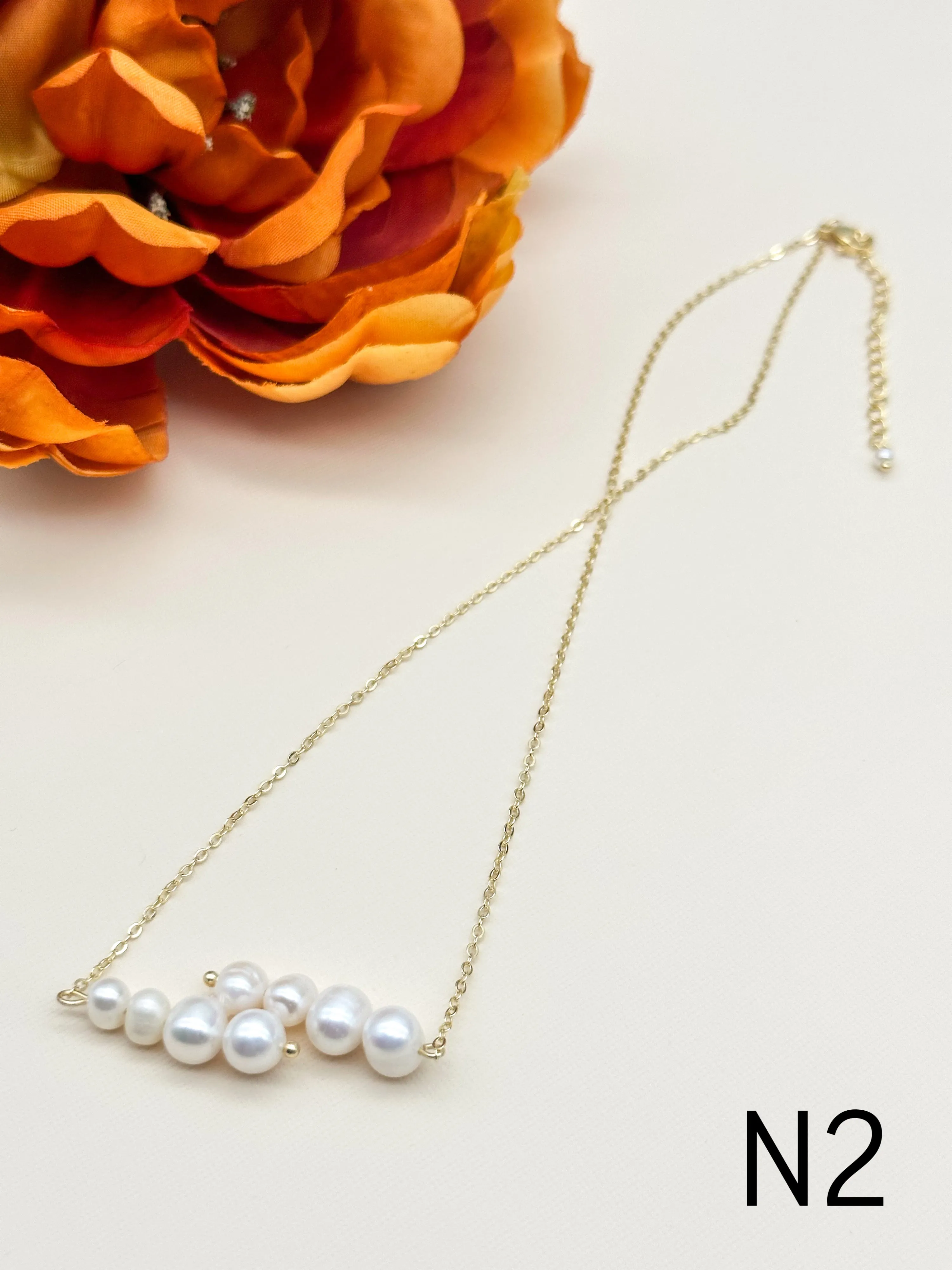 K-Pop Style Freshwater Pearl Necklace