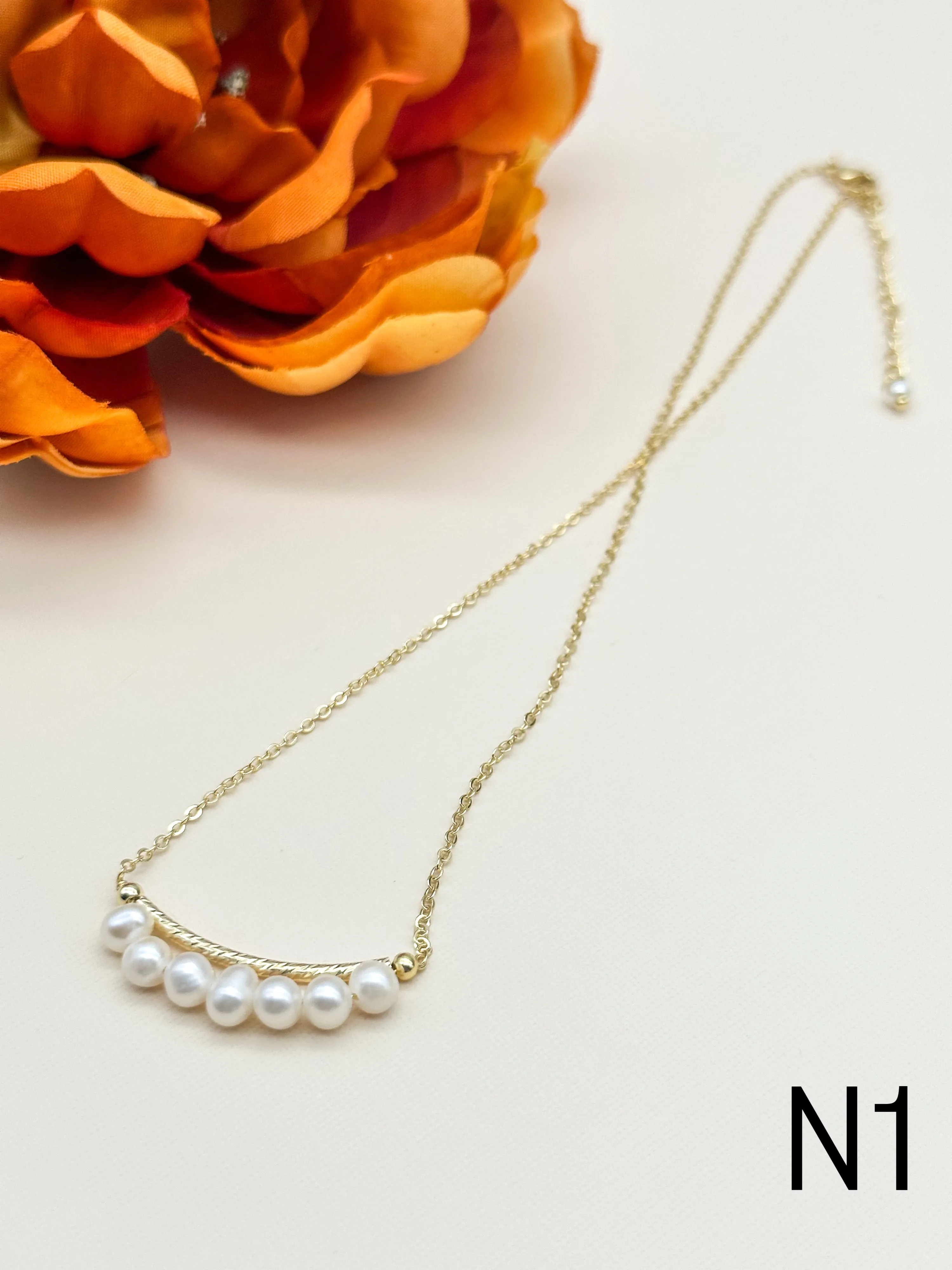 K-Pop Style Freshwater Pearl Necklace