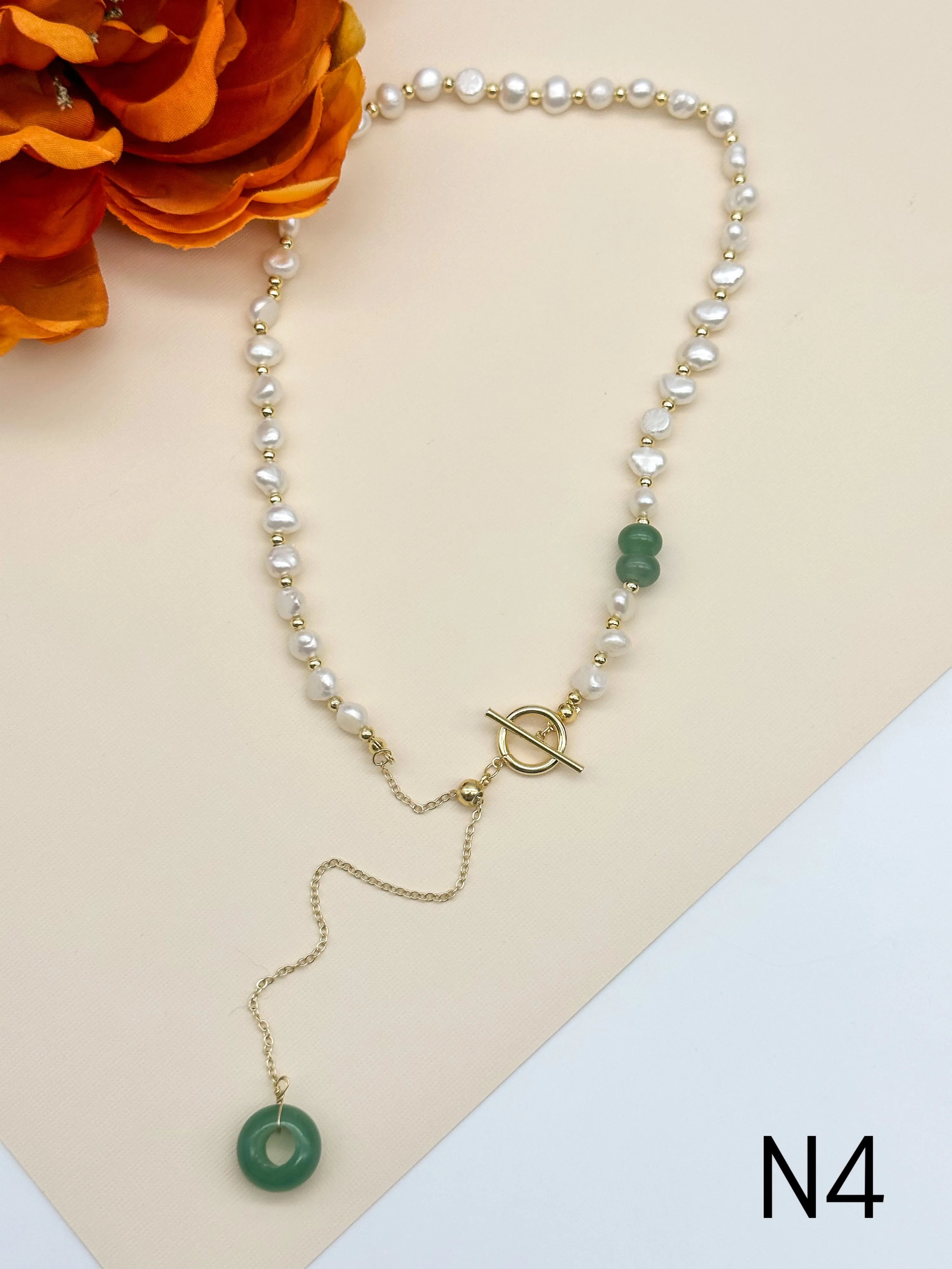 K-Pop Style Freshwater Pearl Necklace